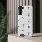 Bow & Heart Pattern Phone Case with Card Holder