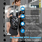 Magnetic Phone Holder for Gym 360° Adjustable, Strong Portable Magnet Phone Mount for Workout Recording, for All Smartphones