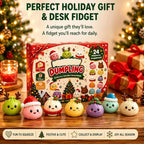 Dumpling Squishy Advent Calendar Christmas 2026 24 Days Countdown Slow Rising Squeeze Sensory Fidget Home Decor Holiday Gifts