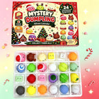 Dumpling Squishy Advent Calendar Christmas 2026 24 Days Countdown Slow Rising Squeeze Sensory Fidget Home Decor Holiday Gifts