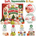 Dumpling Squishy Advent Calendar Christmas 2026 24 Days Countdown Slow Rising Squeeze Sensory Fidget Home Decor Holiday Gifts