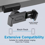 Magnetic Phone Holder for Gym 360° Adjustable, Strong Portable Magnet Phone Mount for Workout Recording, for All Smartphones